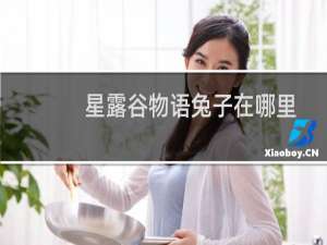 星露谷物语兔子在哪里