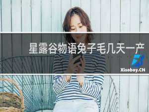 星露谷物语兔子毛几天一产