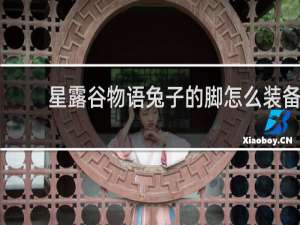 星露谷物语兔子的脚怎么装备