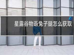 星露谷物语兔子腿怎么获取
