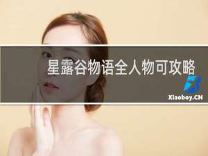 星露谷物语全人物可攻略