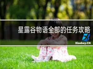 星露谷物语全部的任务攻略