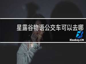 星露谷物语公交车可以去哪