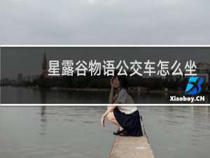 星露谷物语公交车怎么坐