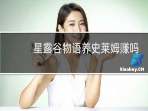 星露谷物语养史莱姆赚吗