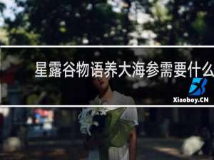 星露谷物语养大海参需要什么