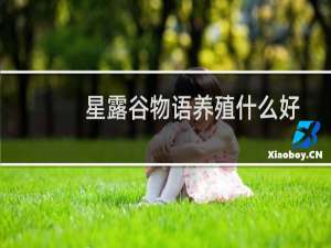 星露谷物语养殖什么好