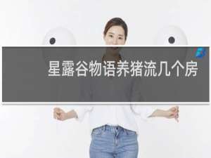 星露谷物语养猪流几个房