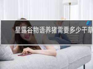 星露谷物语养猪需要多少干草