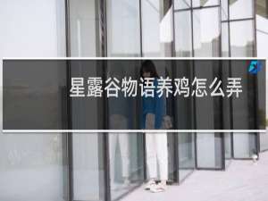 星露谷物语养鸡怎么弄