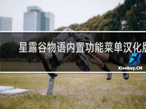 星露谷物语内置功能菜单汉化版