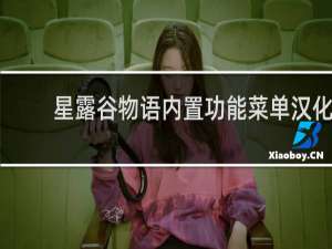 星露谷物语内置功能菜单汉化