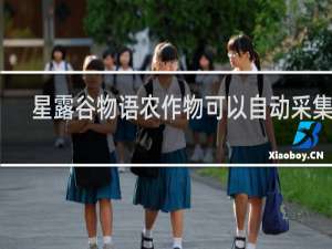 星露谷物语农作物可以自动采集吗