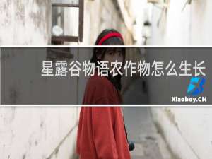 星露谷物语农作物怎么生长