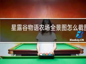 星露谷物语农场全景图怎么截图