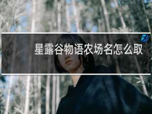 星露谷物语农场名怎么取