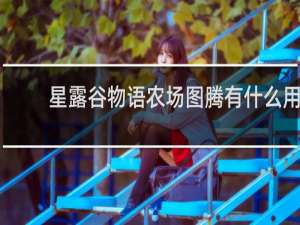 星露谷物语农场图腾有什么用