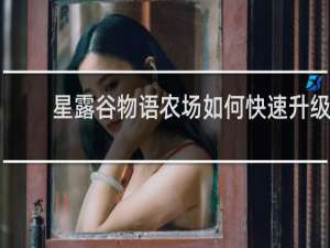 星露谷物语农场如何快速升级