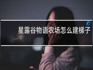 星露谷物语农场怎么建梯子