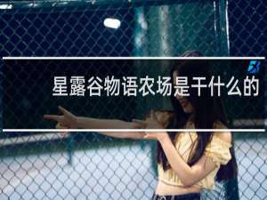 星露谷物语农场是干什么的
