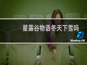 星露谷物语冬天下雪吗