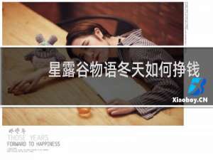 星露谷物语冬天如何挣钱