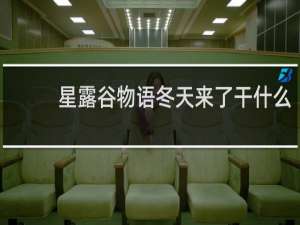 星露谷物语冬天来了干什么