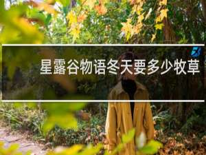 星露谷物语冬天要多少牧草