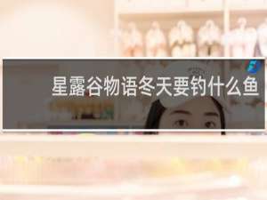 星露谷物语冬天要钓什么鱼