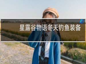 星露谷物语冬天钓鱼装备