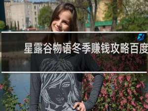星露谷物语冬季赚钱攻略百度