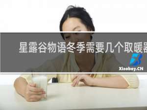 星露谷物语冬季需要几个取暖器