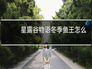 星露谷物语冬季鱼王怎么