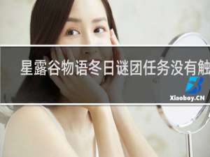 星露谷物语冬日谜团任务没有触发