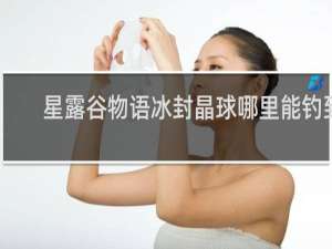 星露谷物语冰封晶球哪里能钓到