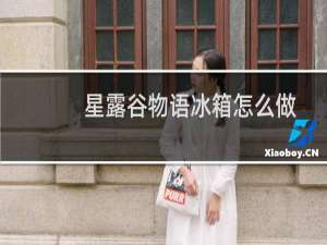 星露谷物语冰箱怎么做