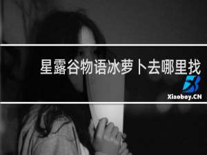 星露谷物语冰萝卜去哪里找