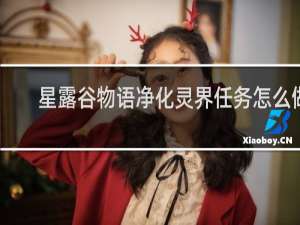 星露谷物语净化灵界任务怎么做