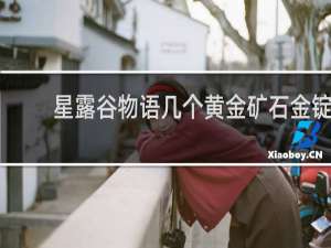 星露谷物语几个黄金矿石金锭