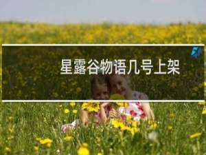 星露谷物语几号上架