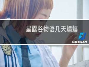 星露谷物语几天蝙蝠