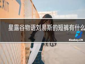 星露谷物语刘易斯的短裤有什么用