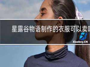 星露谷物语制作的衣服可以卖吗
