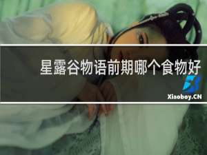 星露谷物语前期哪个食物好
