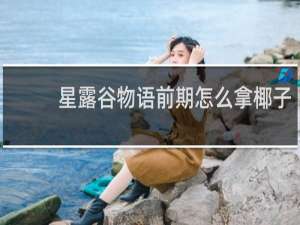 星露谷物语前期怎么拿椰子