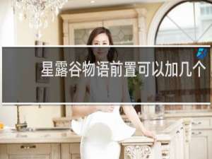 星露谷物语前置可以加几个