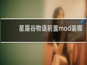 星露谷物语前置mod装哪