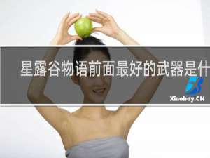星露谷物语前面最好的武器是什么
