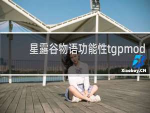 星露谷物语功能性tgpmod