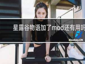 星露谷物语加了mod还有用吗